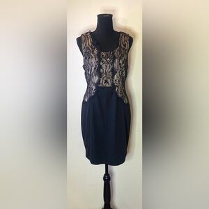 Nikibiki-‎ Black mini dress with lace details Size L